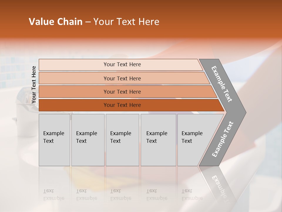 Tap Person Wash Basin PowerPoint Template
