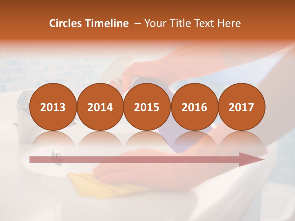 Tap Person Wash Basin PowerPoint Template