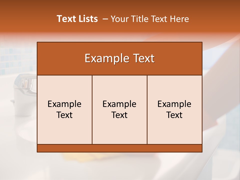 Tap Person Wash Basin PowerPoint Template