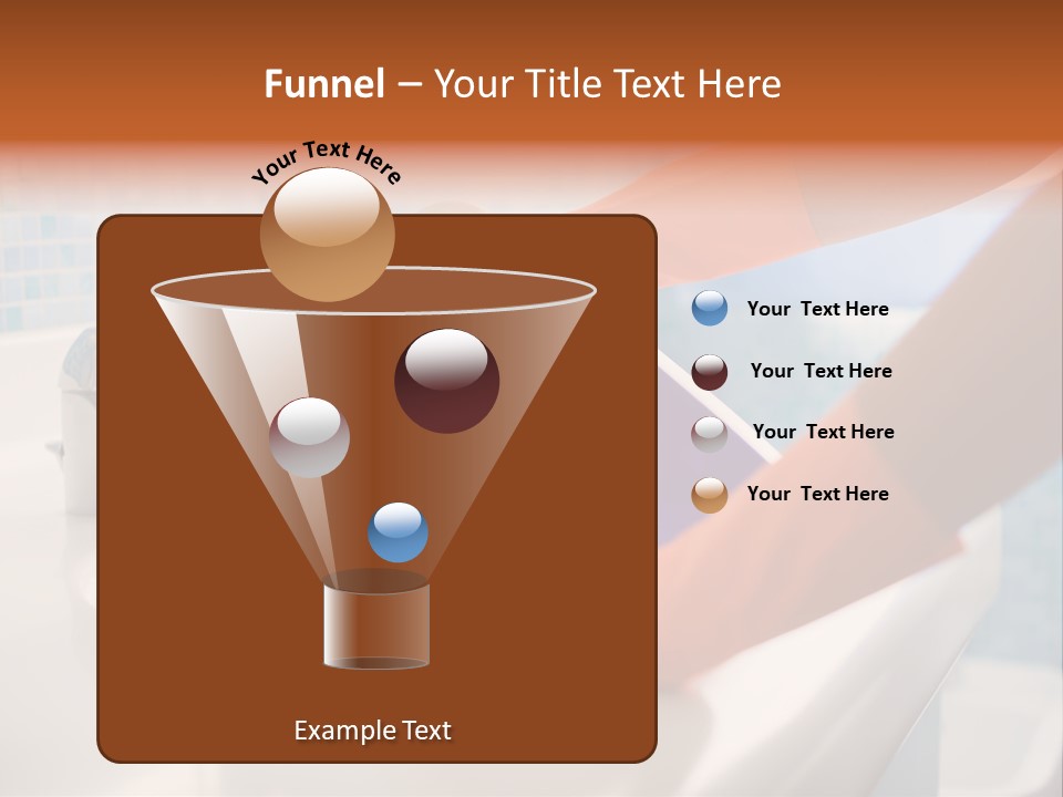Tap Person Wash Basin PowerPoint Template