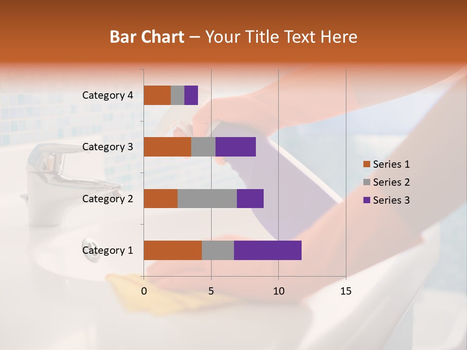 Tap Person Wash Basin PowerPoint Template