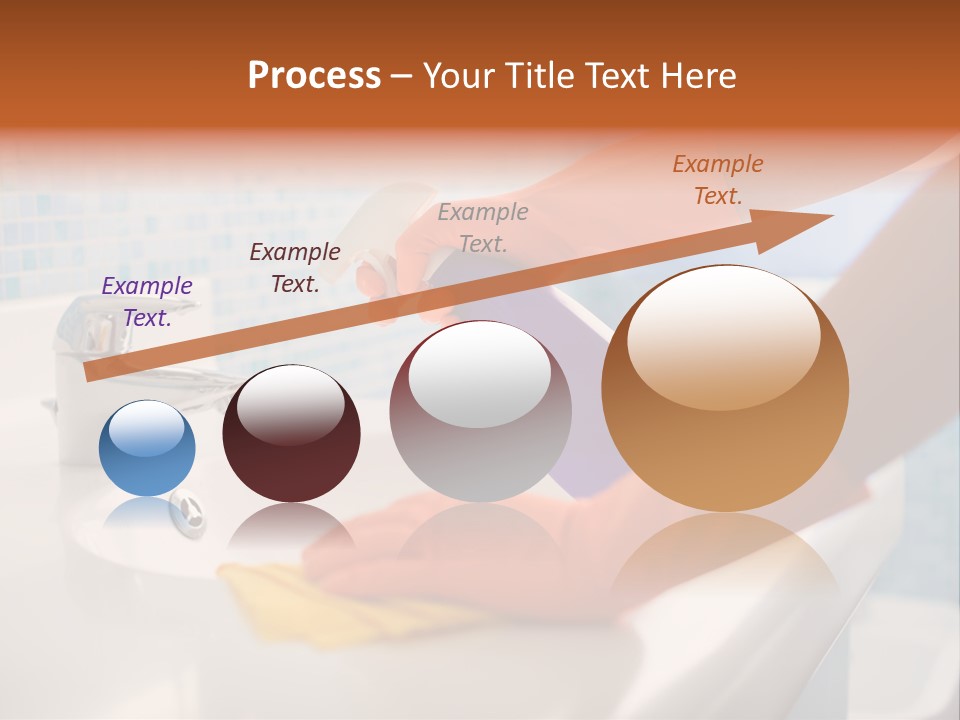 Tap Person Wash Basin PowerPoint Template