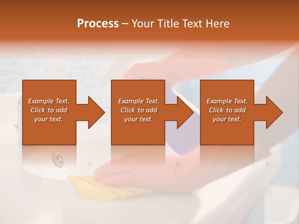 Tap Person Wash Basin PowerPoint Template