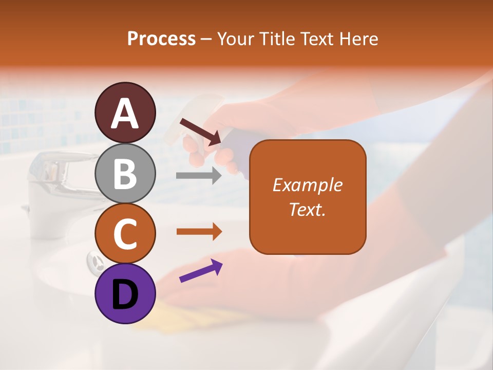 Tap Person Wash Basin PowerPoint Template