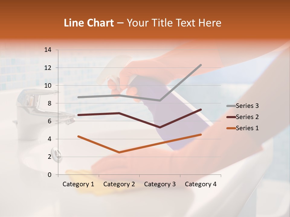 Tap Person Wash Basin PowerPoint Template