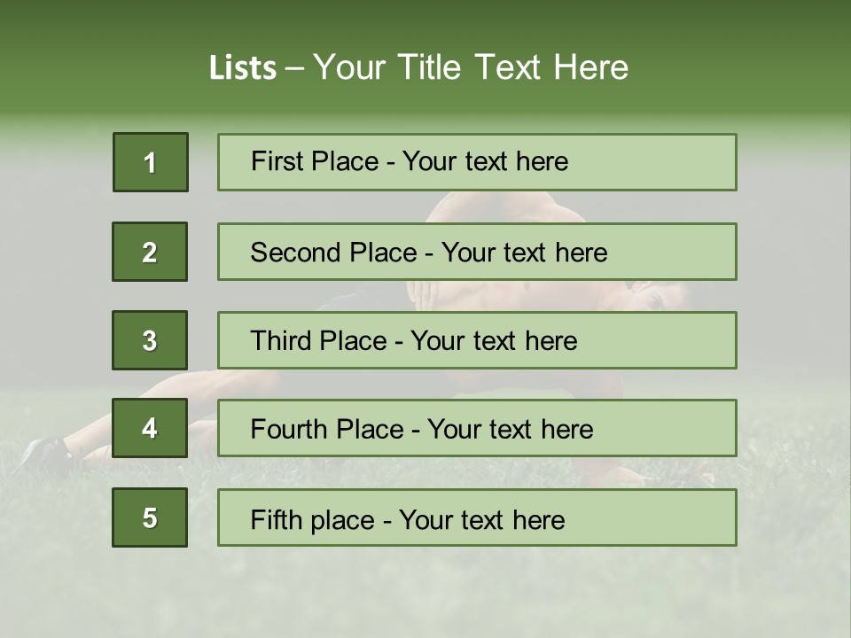 Sexy Beautiful Plank PowerPoint Template