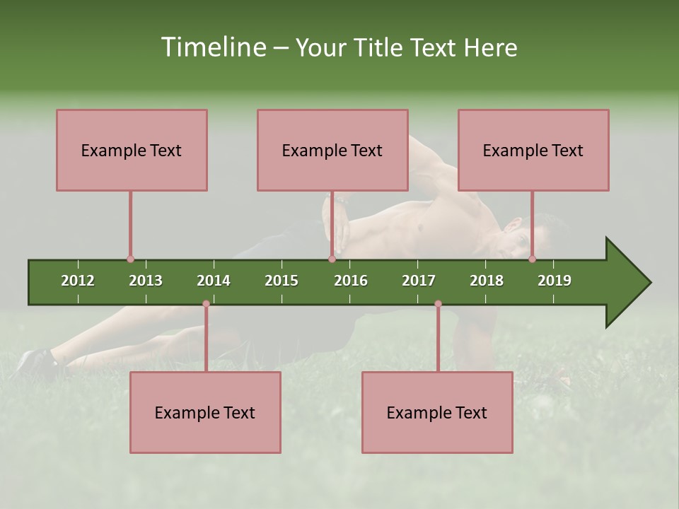Sexy Beautiful Plank PowerPoint Template
