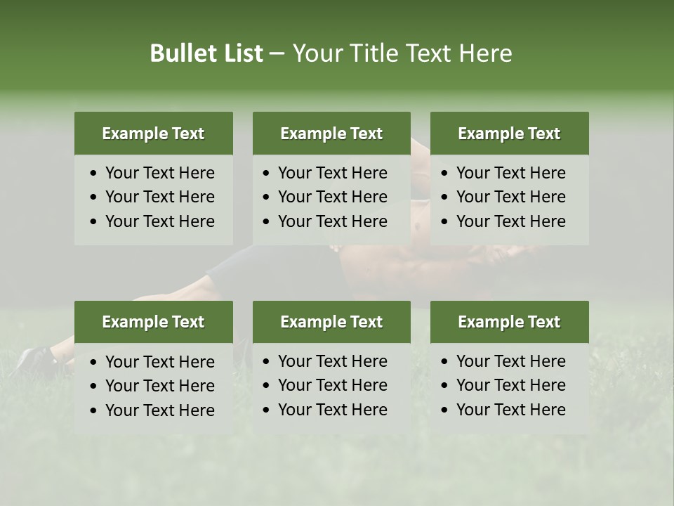 Sexy Beautiful Plank PowerPoint Template