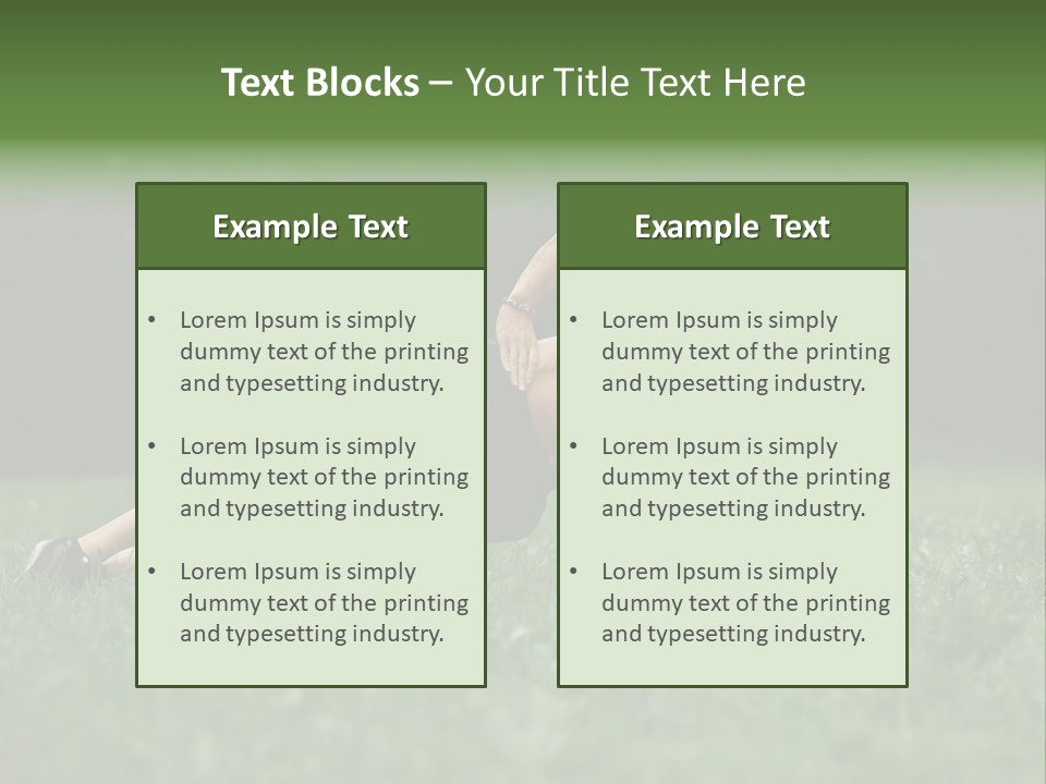 Sexy Beautiful Plank PowerPoint Template