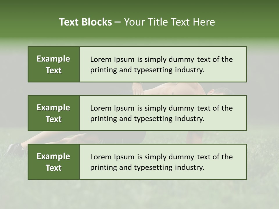 Sexy Beautiful Plank PowerPoint Template