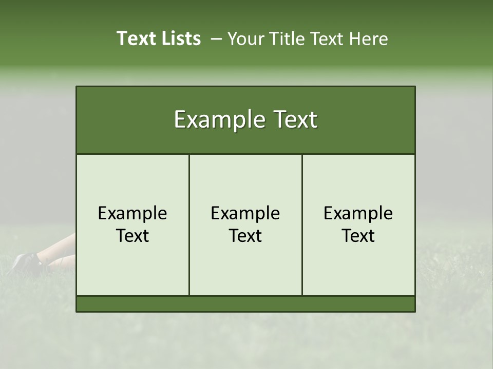 Sexy Beautiful Plank PowerPoint Template