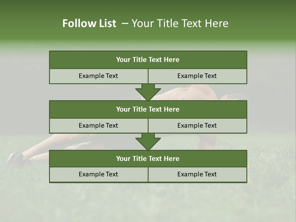 Sexy Beautiful Plank PowerPoint Template
