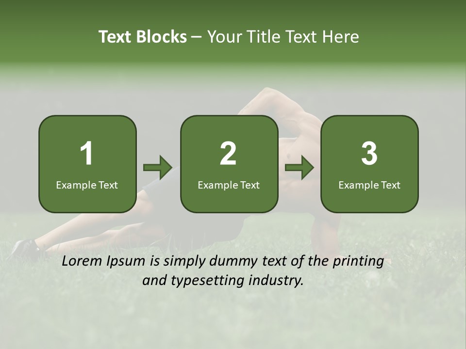 Sexy Beautiful Plank PowerPoint Template