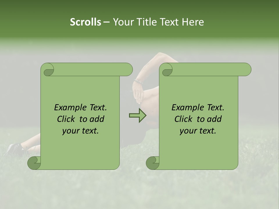Sexy Beautiful Plank PowerPoint Template
