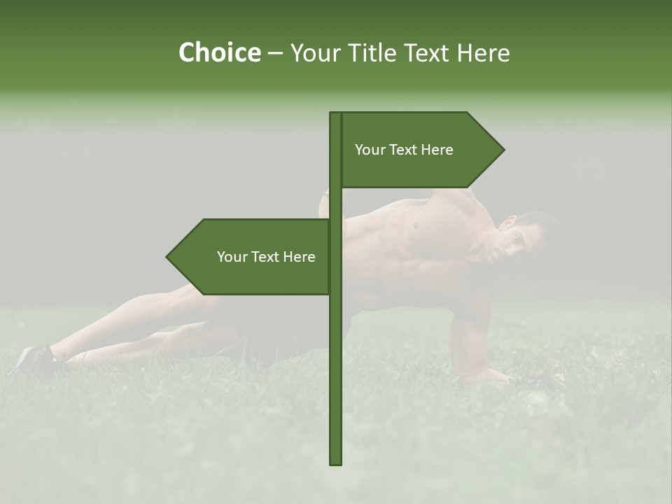 Sexy Beautiful Plank PowerPoint Template