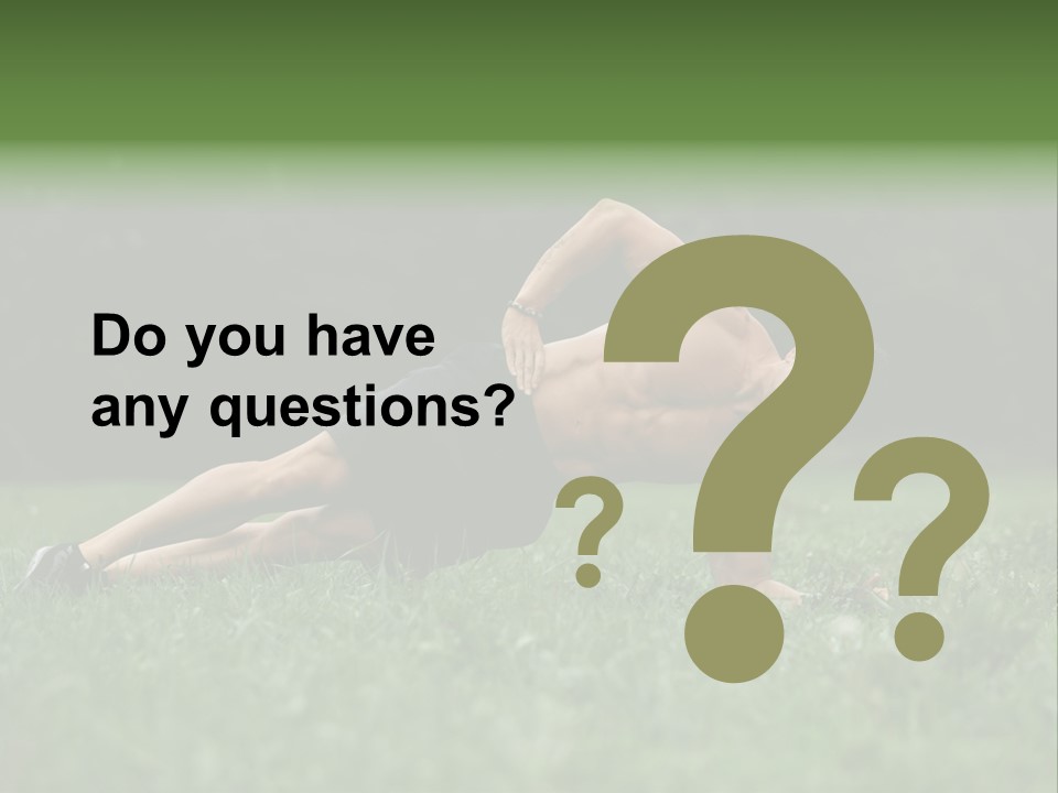 Sexy Beautiful Plank PowerPoint Template