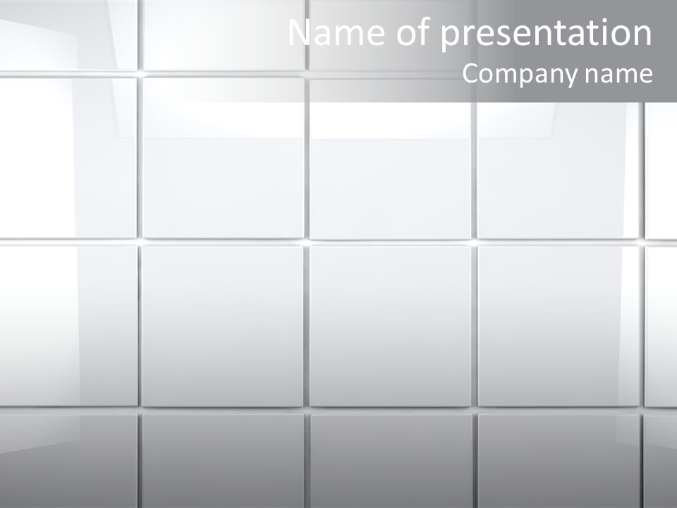 Indoor Bathroom Empty PowerPoint Template