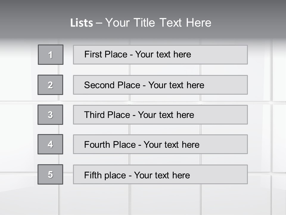 Indoor Bathroom Empty PowerPoint Template