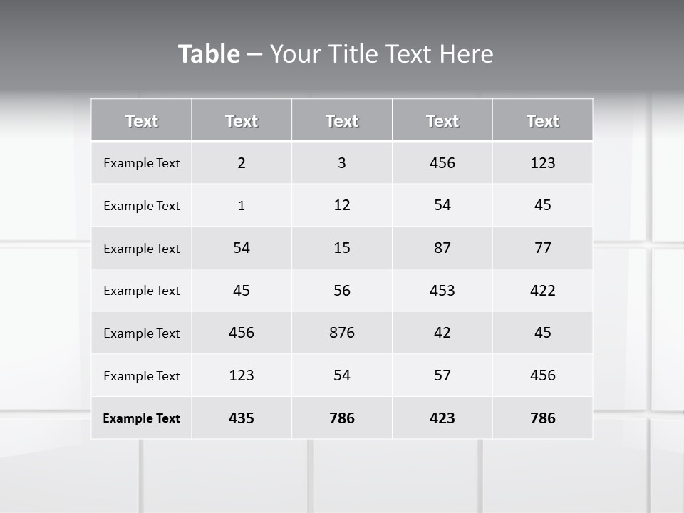 Indoor Bathroom Empty PowerPoint Template