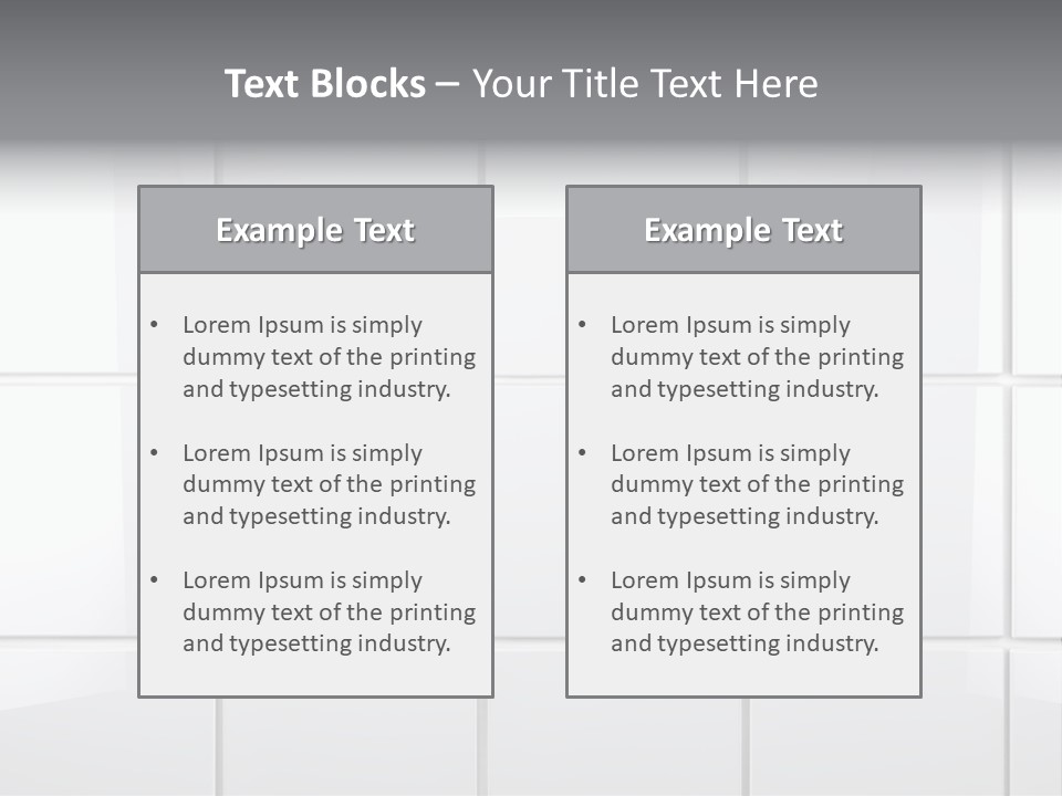 Indoor Bathroom Empty PowerPoint Template