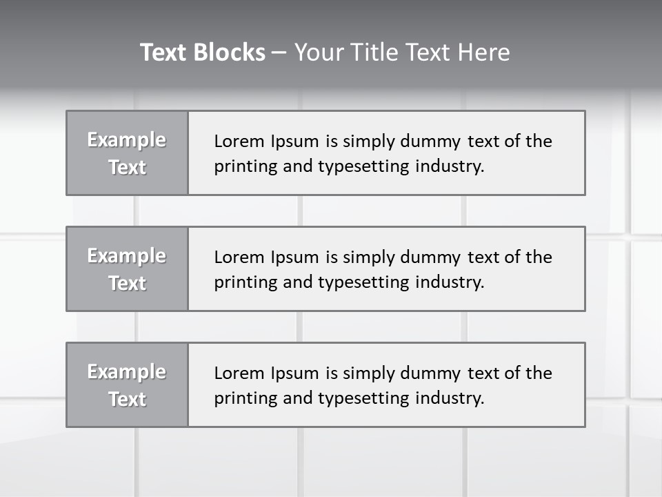 Indoor Bathroom Empty PowerPoint Template