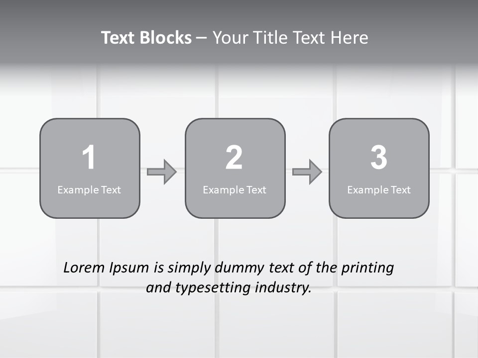 Indoor Bathroom Empty PowerPoint Template