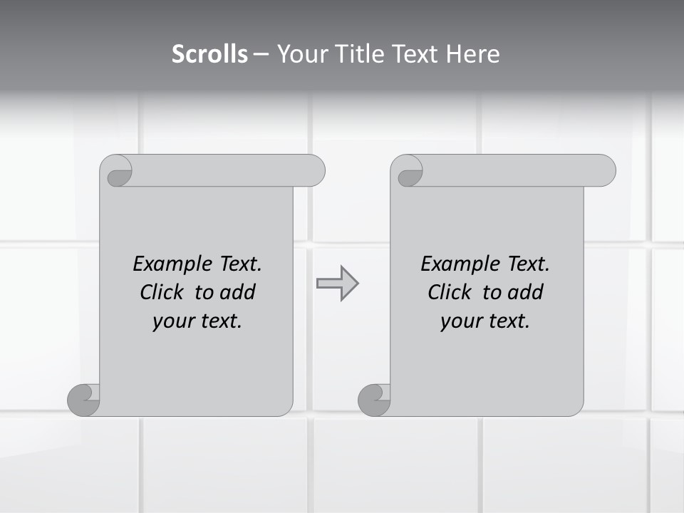 Indoor Bathroom Empty PowerPoint Template