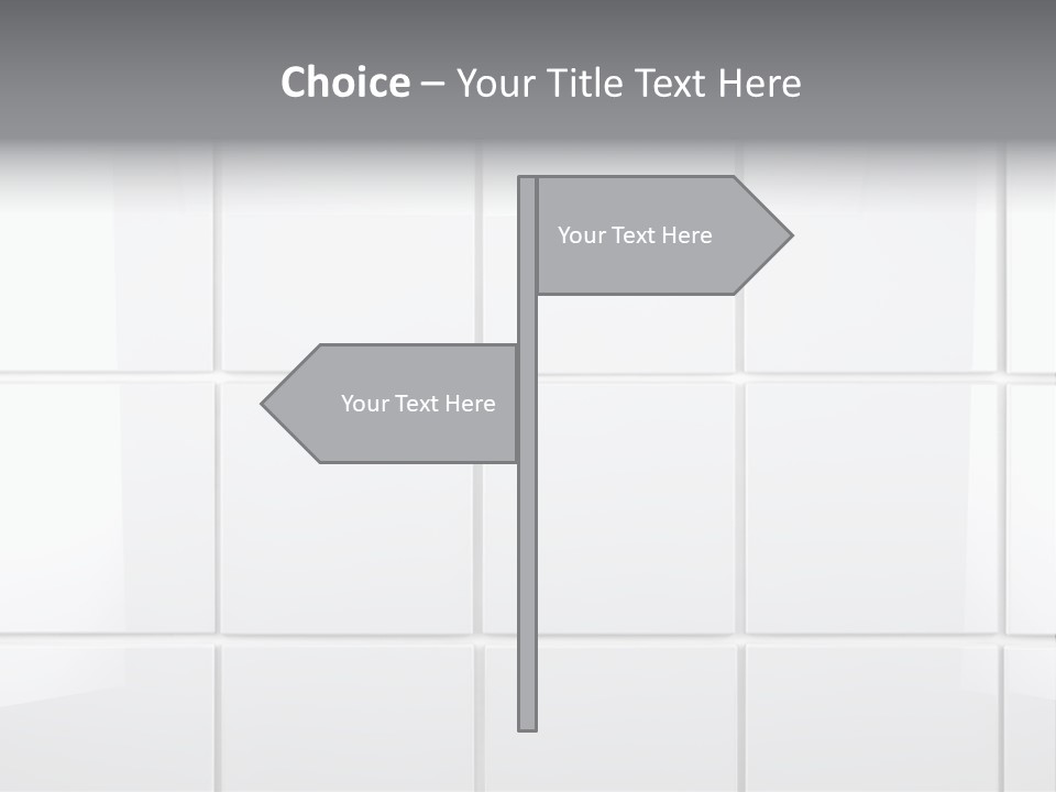 Indoor Bathroom Empty PowerPoint Template