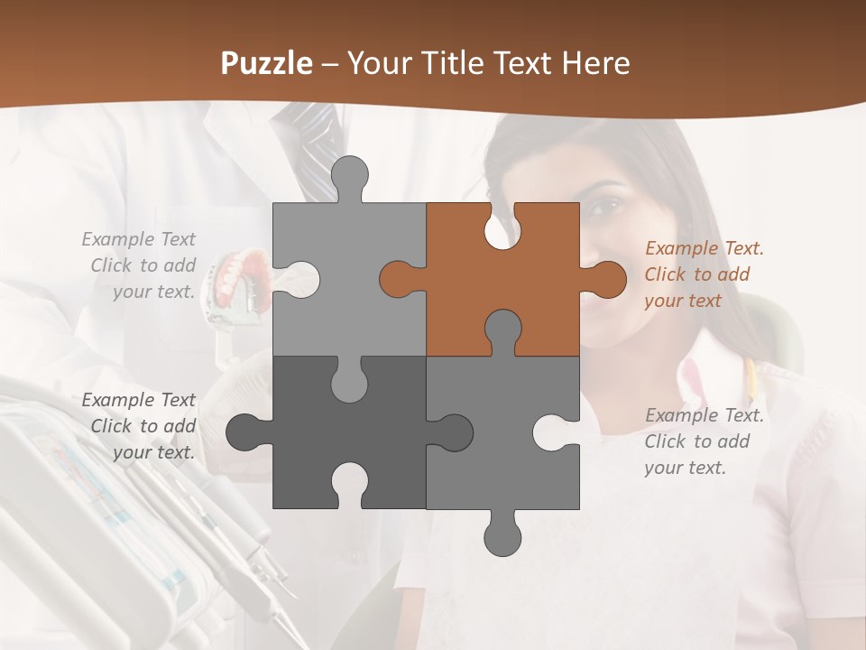 Men Dental Healthcare PowerPoint Template