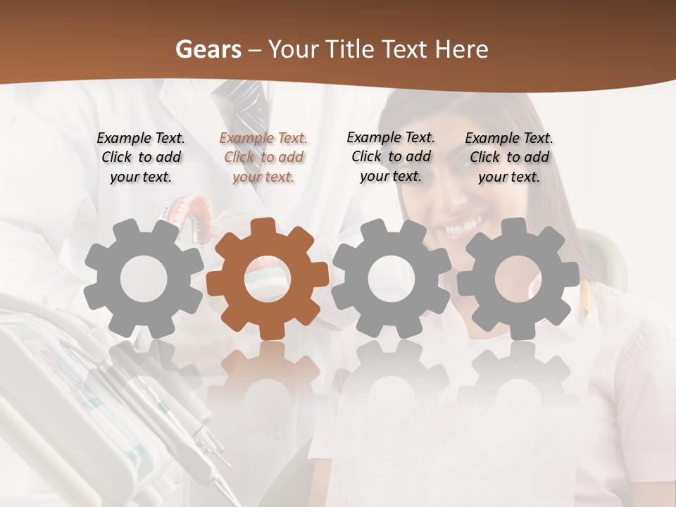 Men Dental Healthcare PowerPoint Template