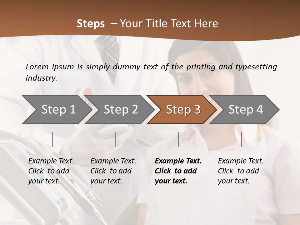 Men Dental Healthcare PowerPoint Template