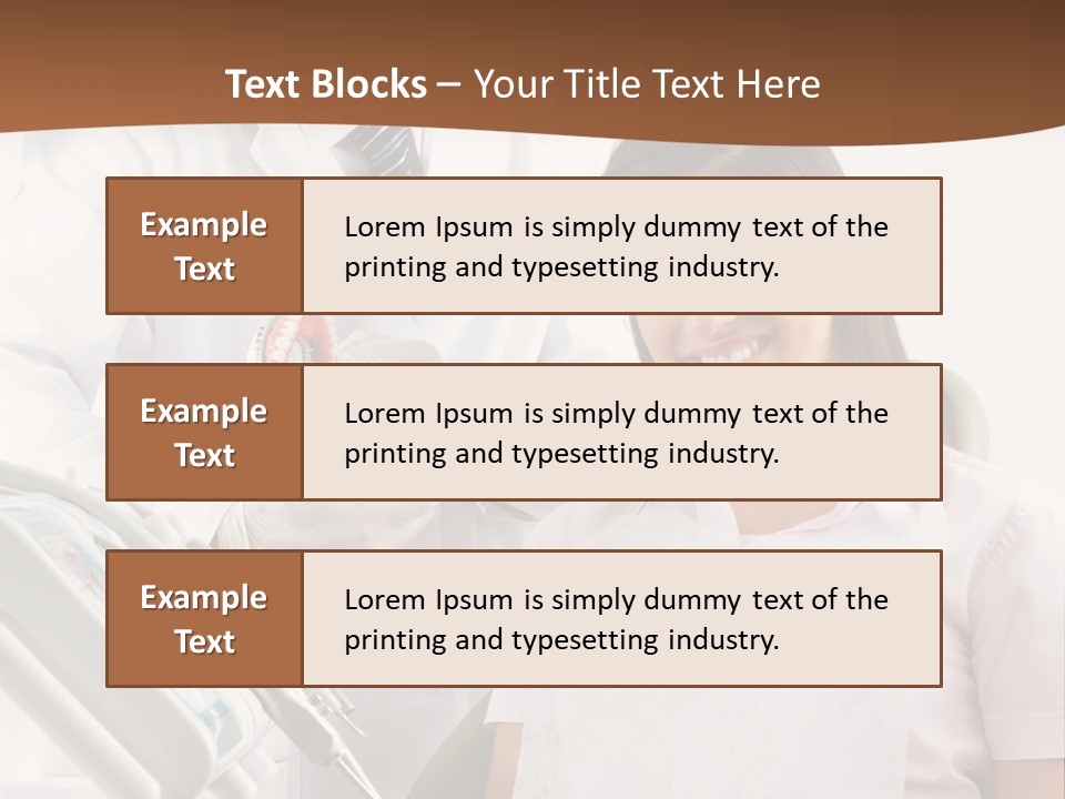 Men Dental Healthcare PowerPoint Template