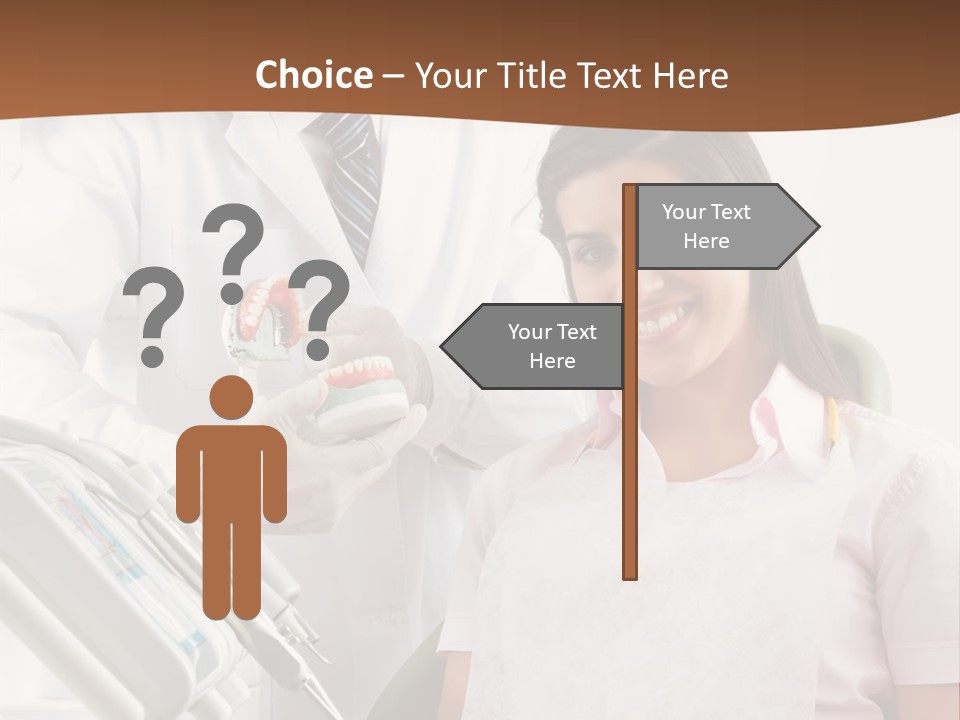 Men Dental Healthcare PowerPoint Template