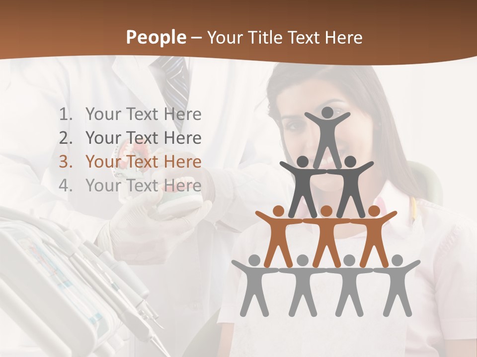 Men Dental Healthcare PowerPoint Template