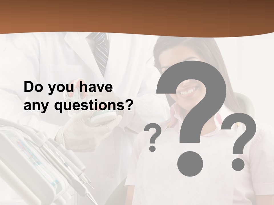 Men Dental Healthcare PowerPoint Template