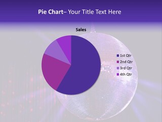 Spotlight Shiny Purple PowerPoint Template