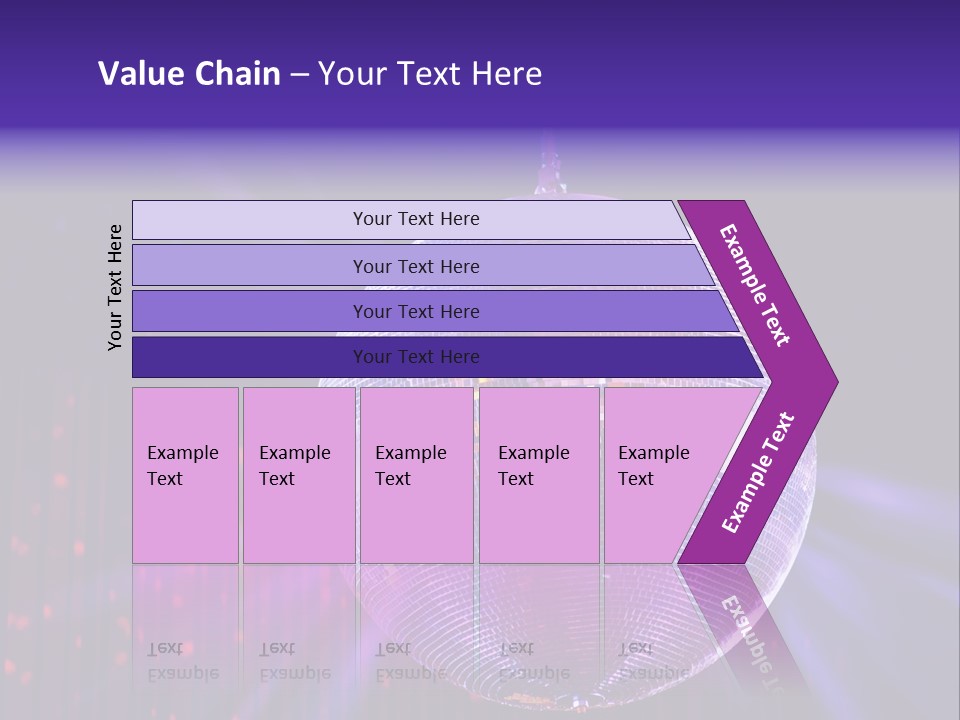 Spotlight Shiny Purple PowerPoint Template