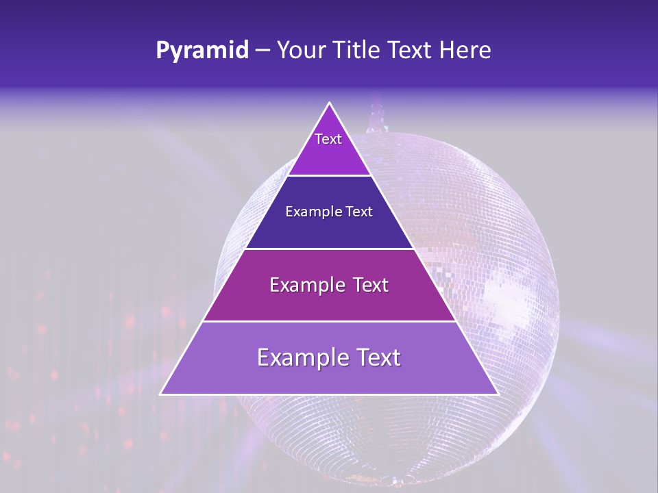 Spotlight Shiny Purple PowerPoint Template