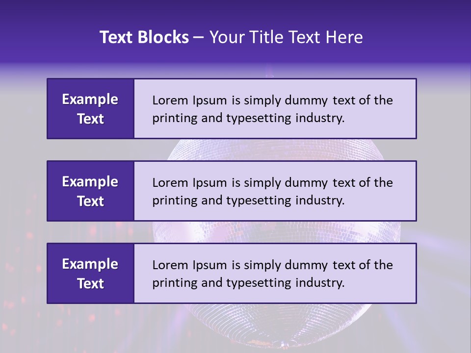 Spotlight Shiny Purple PowerPoint Template