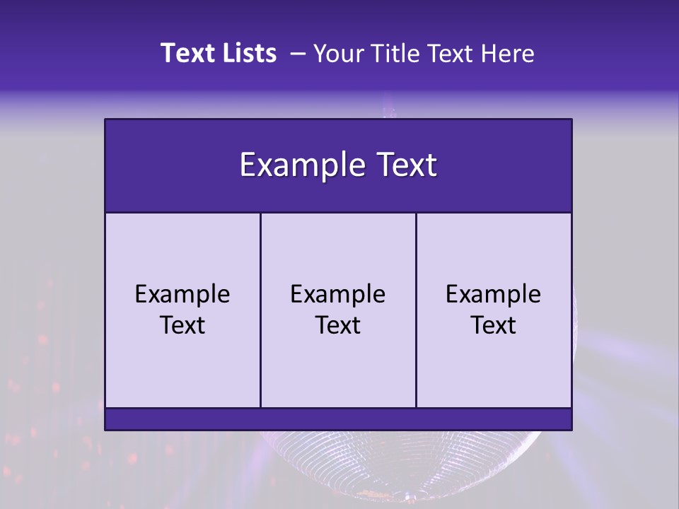 Spotlight Shiny Purple PowerPoint Template