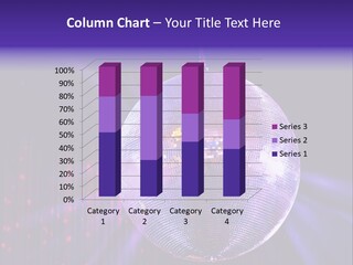 Spotlight Shiny Purple PowerPoint Template