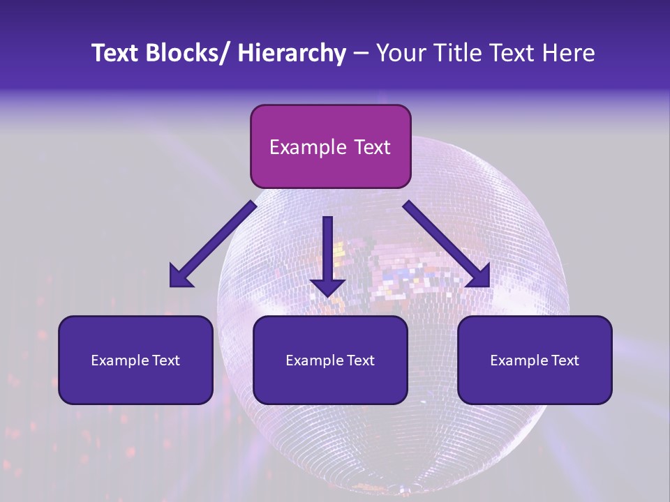 Spotlight Shiny Purple PowerPoint Template