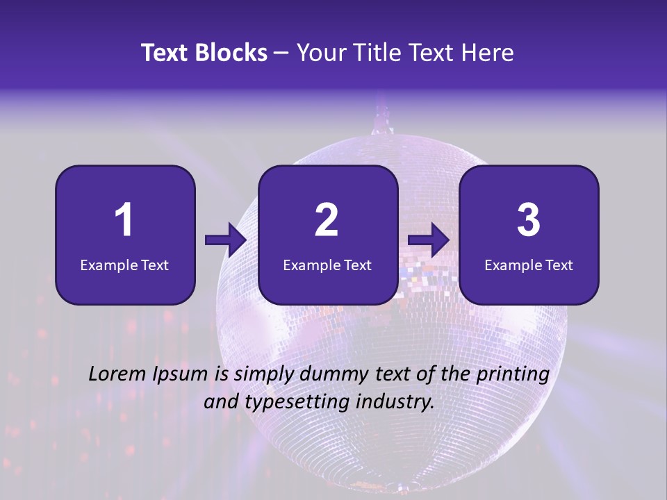 Spotlight Shiny Purple PowerPoint Template