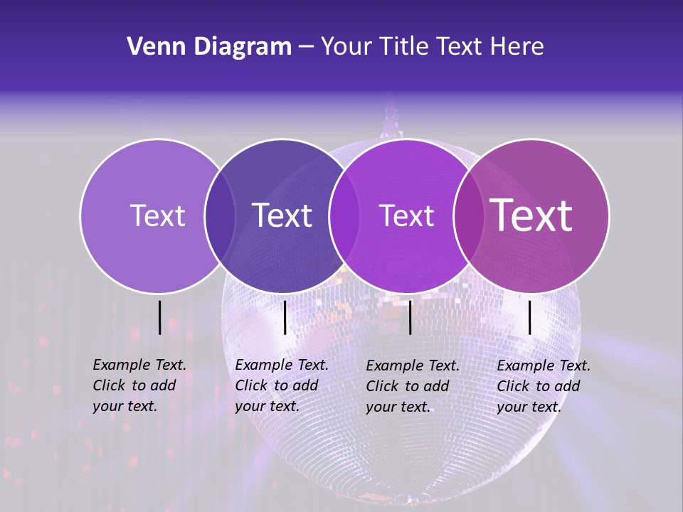 Spotlight Shiny Purple PowerPoint Template
