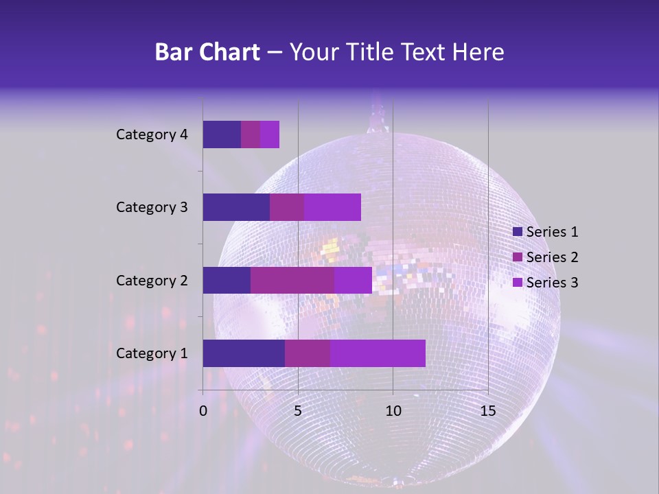 Spotlight Shiny Purple PowerPoint Template