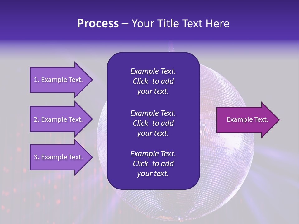 Spotlight Shiny Purple PowerPoint Template