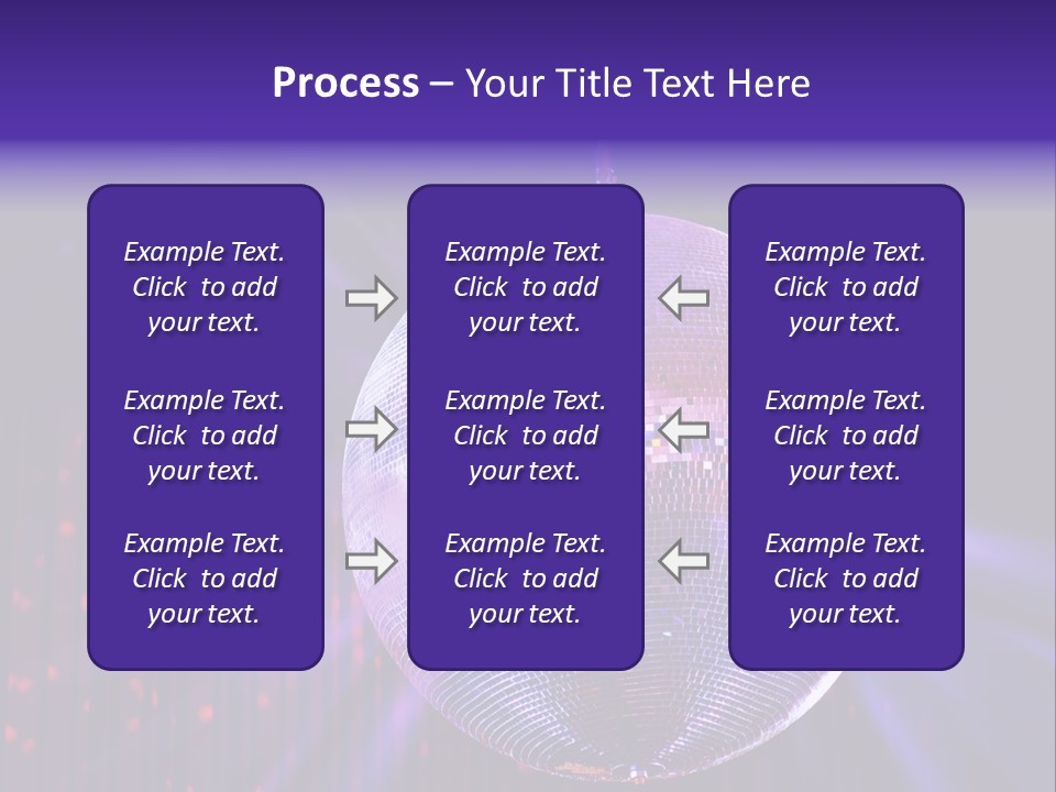 Spotlight Shiny Purple PowerPoint Template