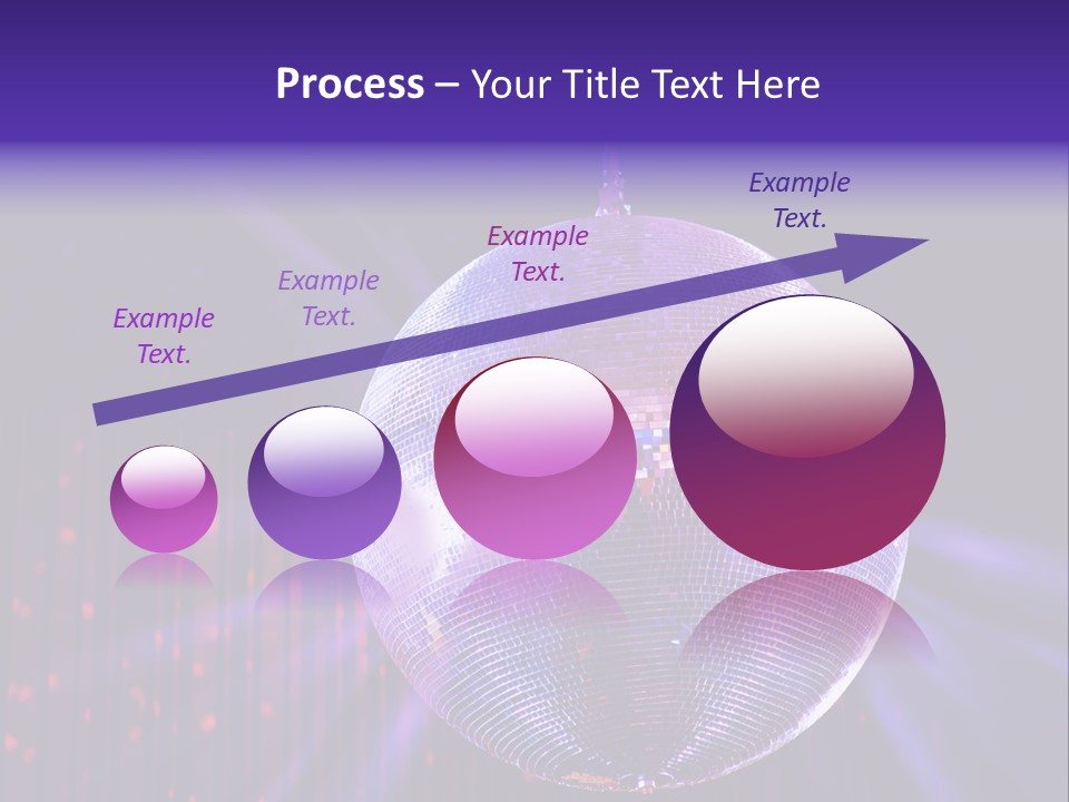 Spotlight Shiny Purple PowerPoint Template