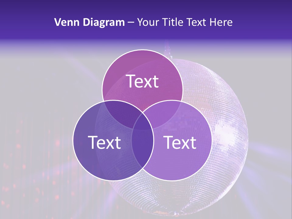 Spotlight Shiny Purple PowerPoint Template