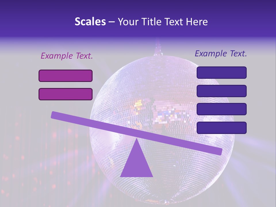 Spotlight Shiny Purple PowerPoint Template